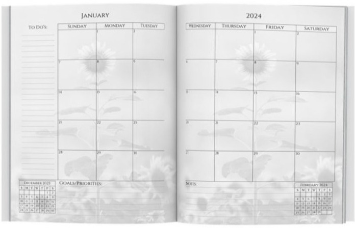 2024-2028 Five Year Personal Planner - 60 Month agenda to Smash your Goals!