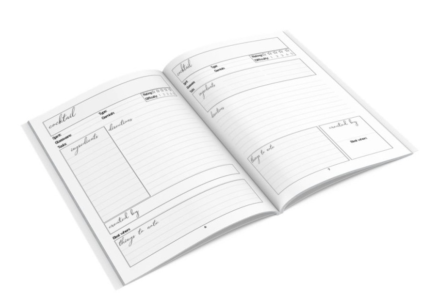 Two slightly different recipe layouts