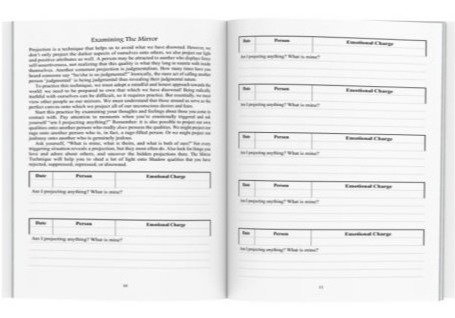 A peek inside the Shadow Work Workbook & Journal