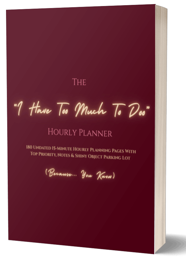 The “I Have Too Much To Do” Hourly Planner