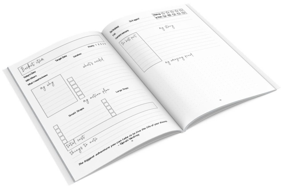 My Bucket List Planner & Journal For Living An Epic Life!: Life Beyond Limits: Break Free From Routine And Craft A Life Worth Living