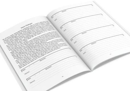 A peek inside the Shadow Work Workbook & Journal