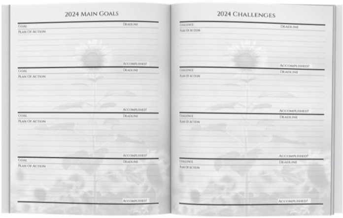 2024-2028 Five Year Personal Planner - 60 Month agenda to Smash your Goals!
