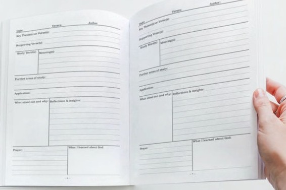 Bible Reading Plan, Bible Study Journal, Bible Study Planner
