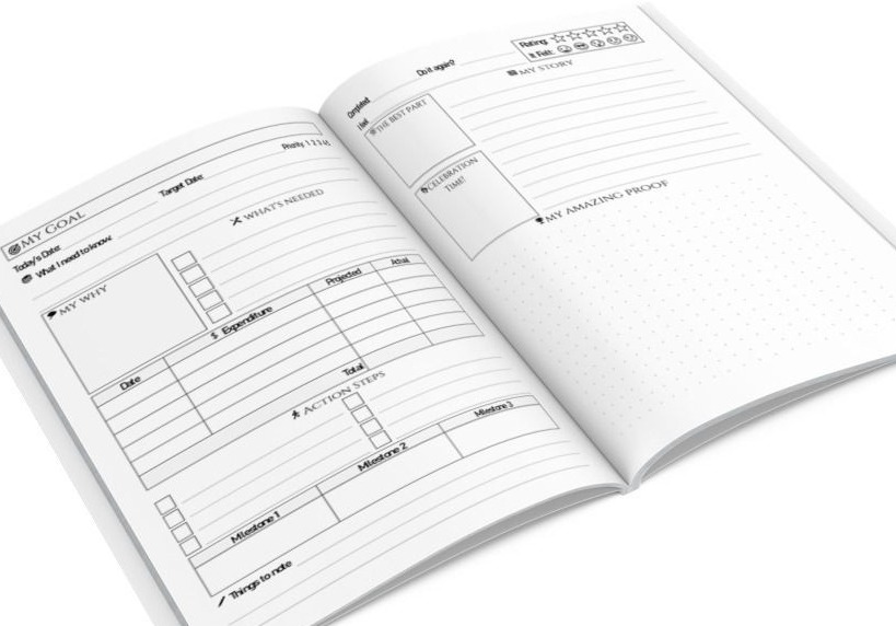 The Goal Planner & Tracker: Crush 45 Goals—Goal Planning Pages for 40 Small Goals
