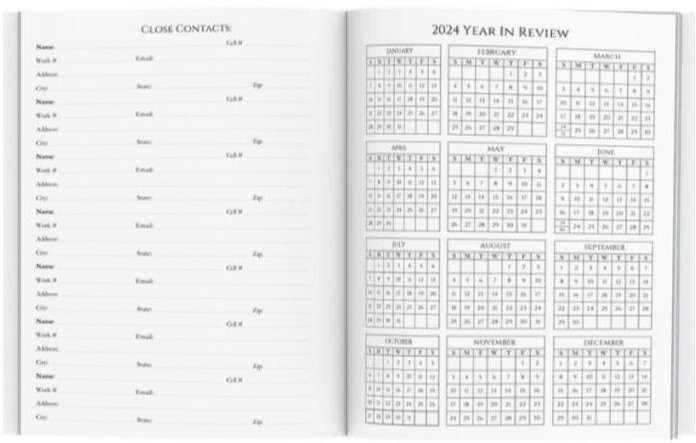 2024-2028 Five Year Personal Planner - 60 Month agenda to Smash your Goals!