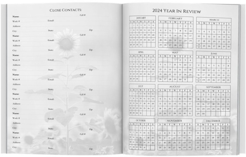 2024-2028 Five Year Personal Planner - 60 Month agenda to Smash your Goals!