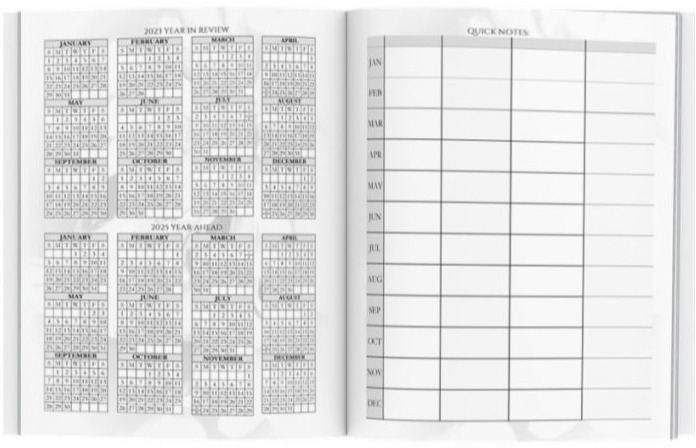 Full year in review plus holiday & important dates