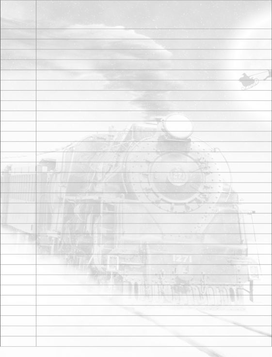 Lightly Watermarked Christmas Train Composition Notebook