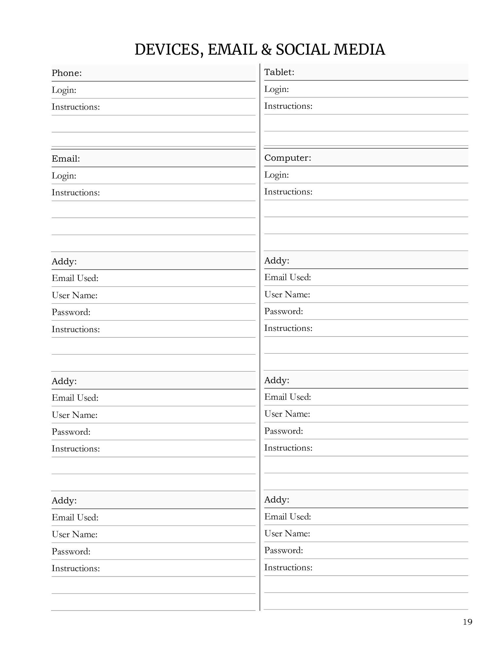 My Ultimate Escape Plan End-Of-Life Planner: To Haunt Your Loved Ones Less - Organized Checklists