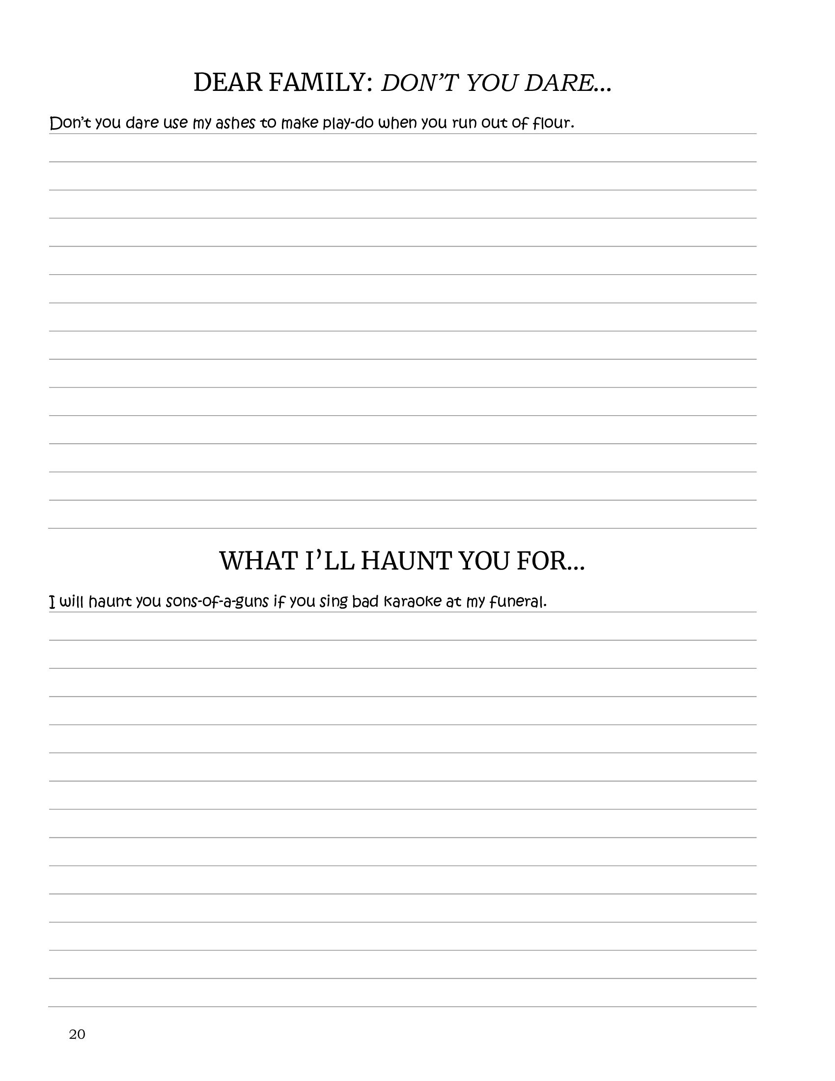 My Ultimate Escape Plan End-Of-Life Planner: To Haunt Your Loved Ones Less - Organized Checklists