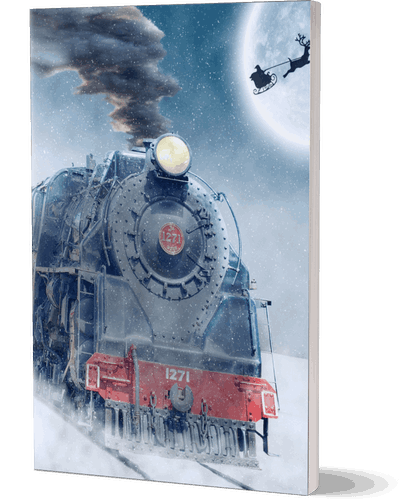Christmas Train Composition Notebook