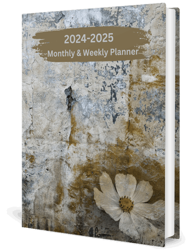 2024-2025 Monthly & Weekly Planner With Quotes Month Planner for Monthly, Weekly & Daily Agenda