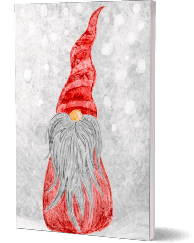 Lightly Watermarked Christmas Santa Gnome Composition Notebook