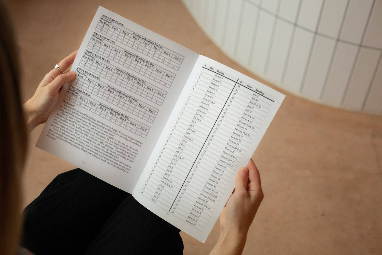 A Believer’s Journey Through The Bible: A Chronological Bible Reading Plan & Journal: 14 Flexible reading plans with Scripture tracker