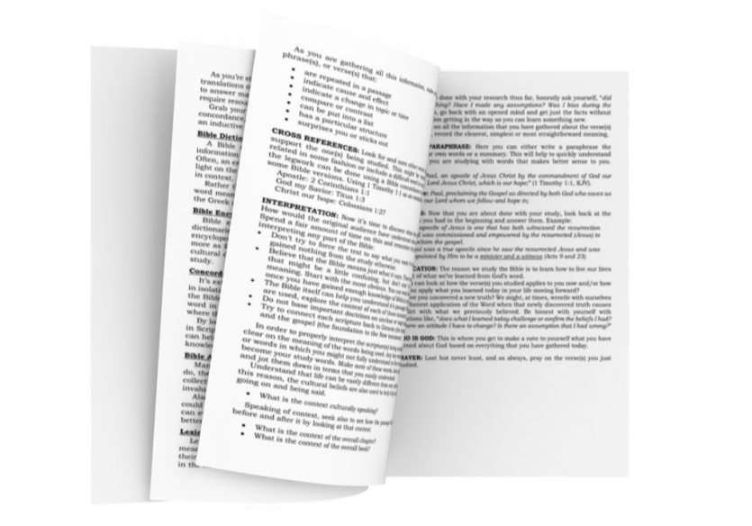 A Believer’s Inductive Bible Study Journal With 90 Guided Entries: Inductive Bible Study Observation, Interpretation, And Application And More!
