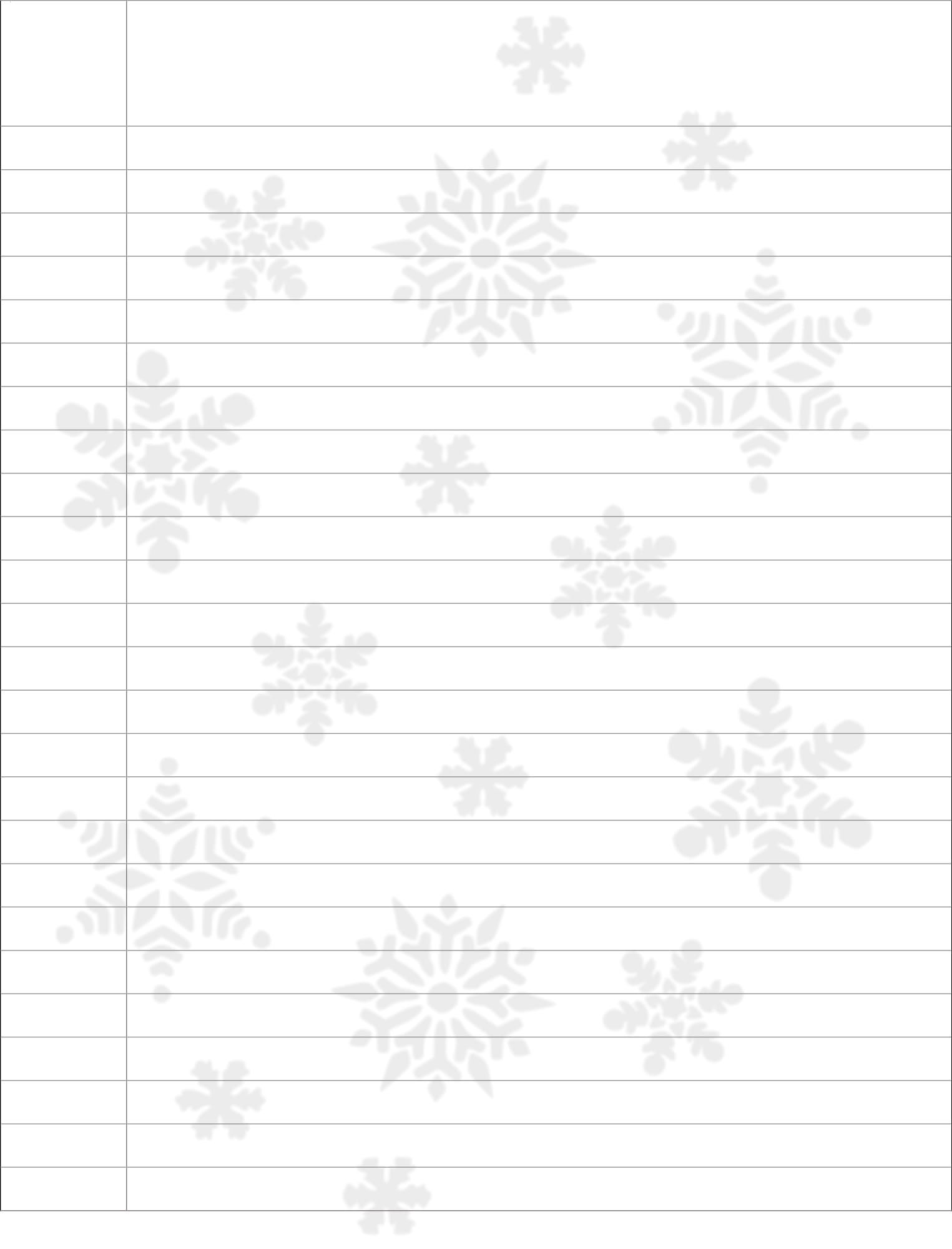 Lightly Watermarked Christmas Snow Flakes Composition Notebook
